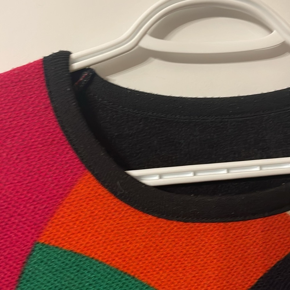 Colorful Abstract Sweater Dress - Picture 5 of 5